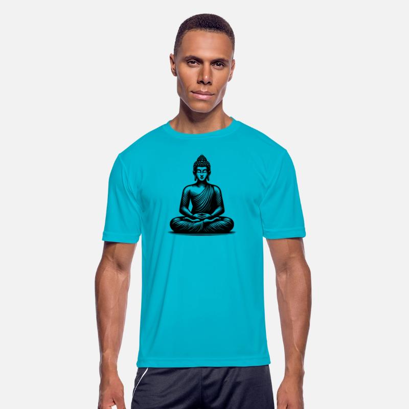 Yoga Buddha Enlightenment Meditation Tattoo Style