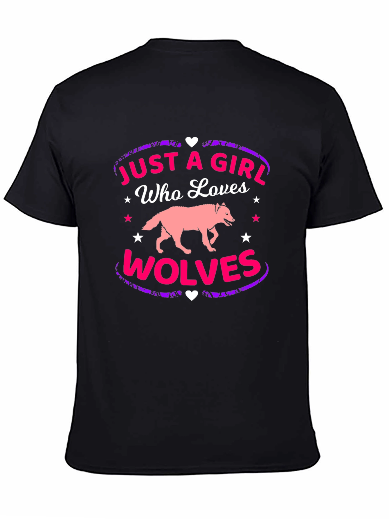 Just A Girl Who Loves Wolves T-Shirt