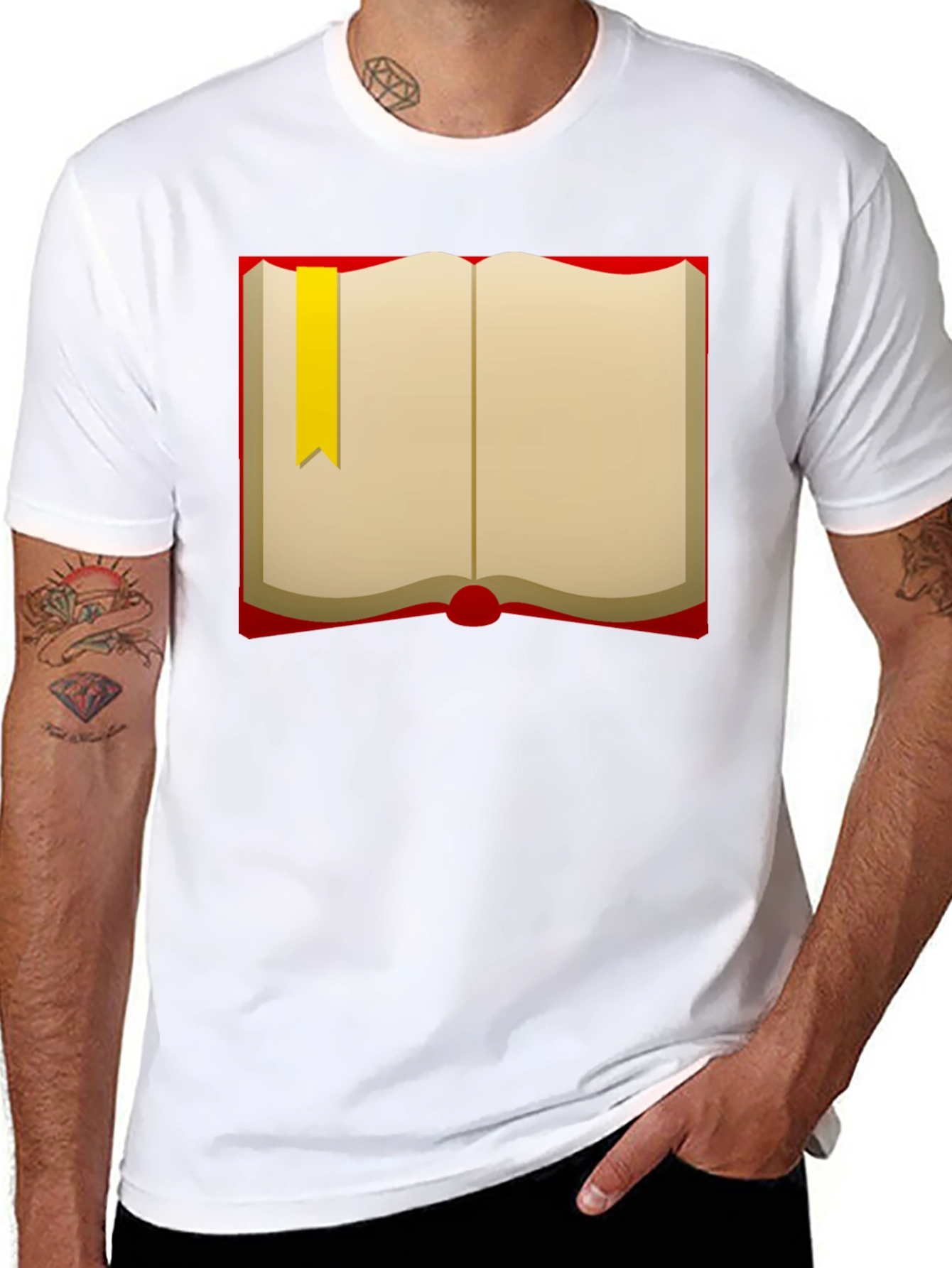 Open Book Graphic T-Shirt