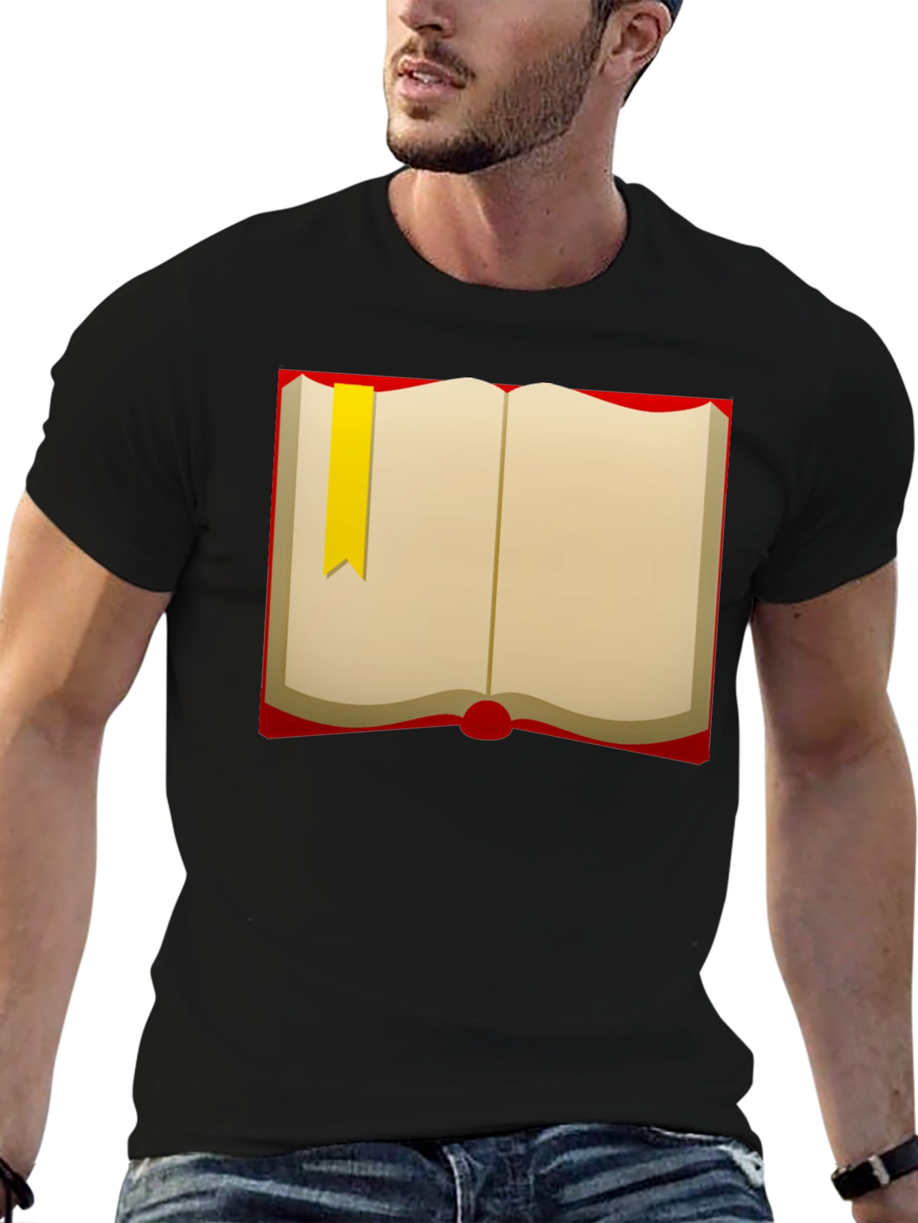 Open Book Graphic T-Shirt