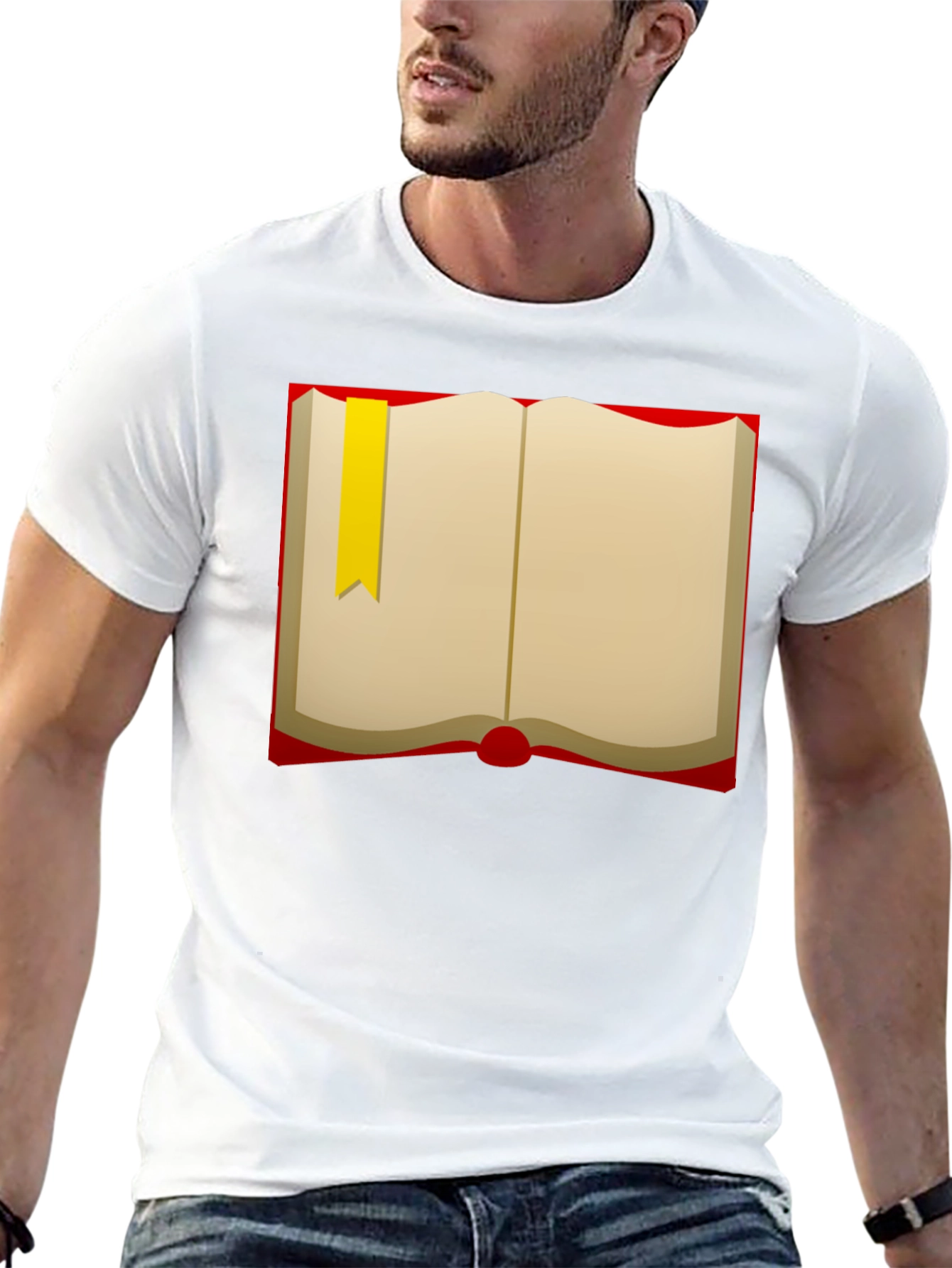 Open Book Graphic T-Shirt