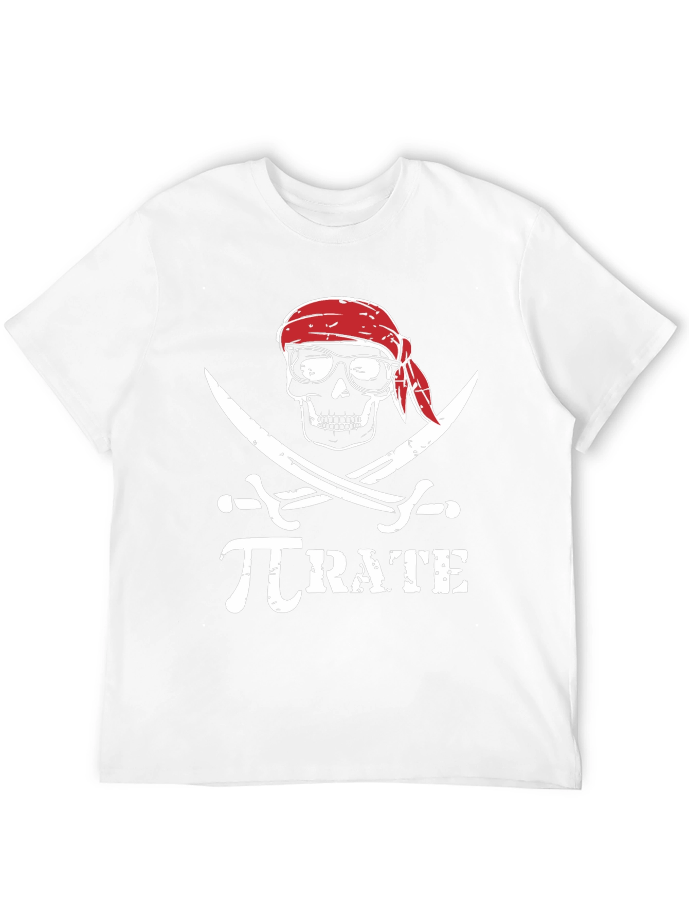 Pi-rate T-Shirt: Mathematical Pirate Skull Graphic Tee