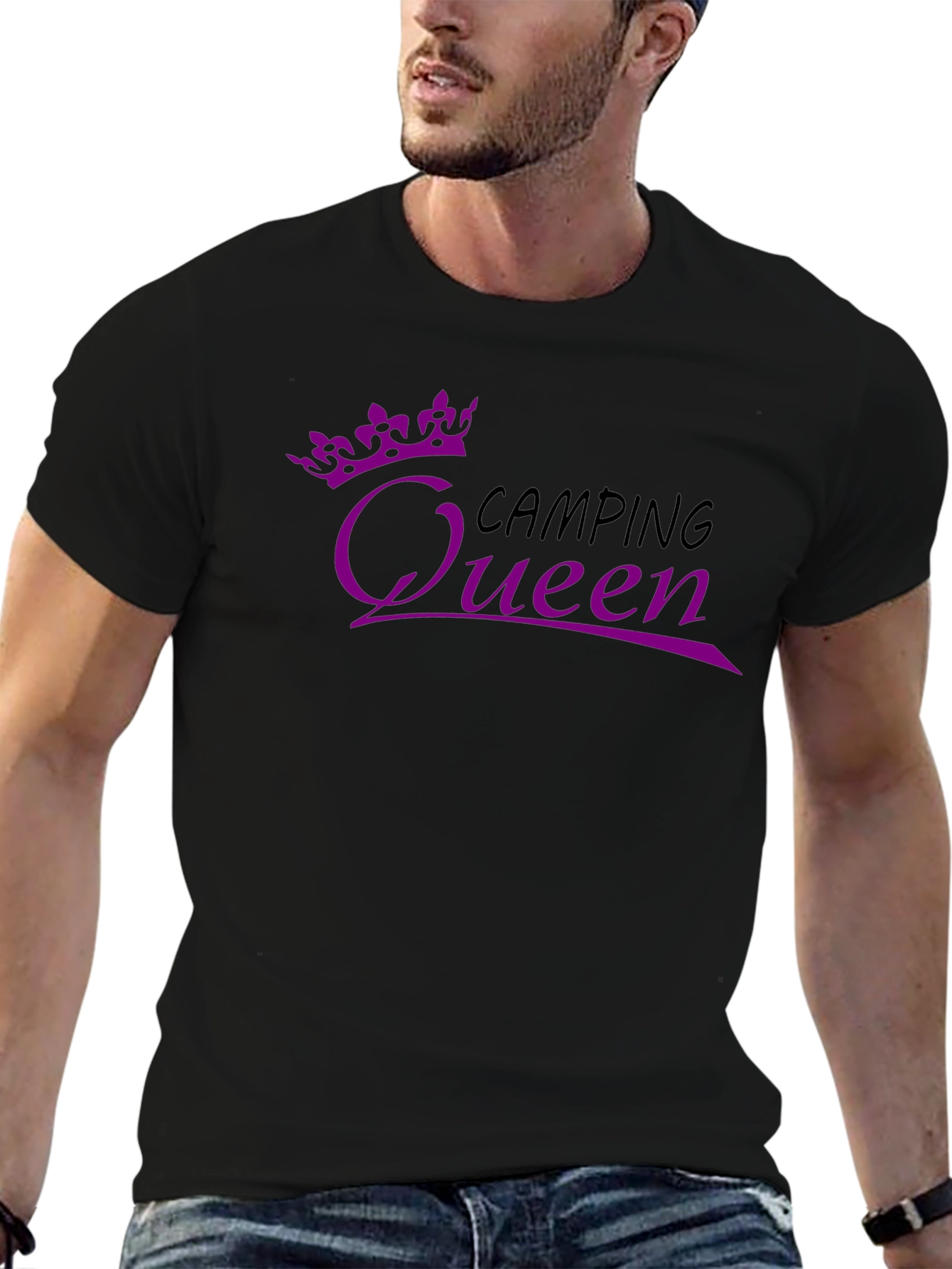 Camping Queen Graphic T-Shirt
