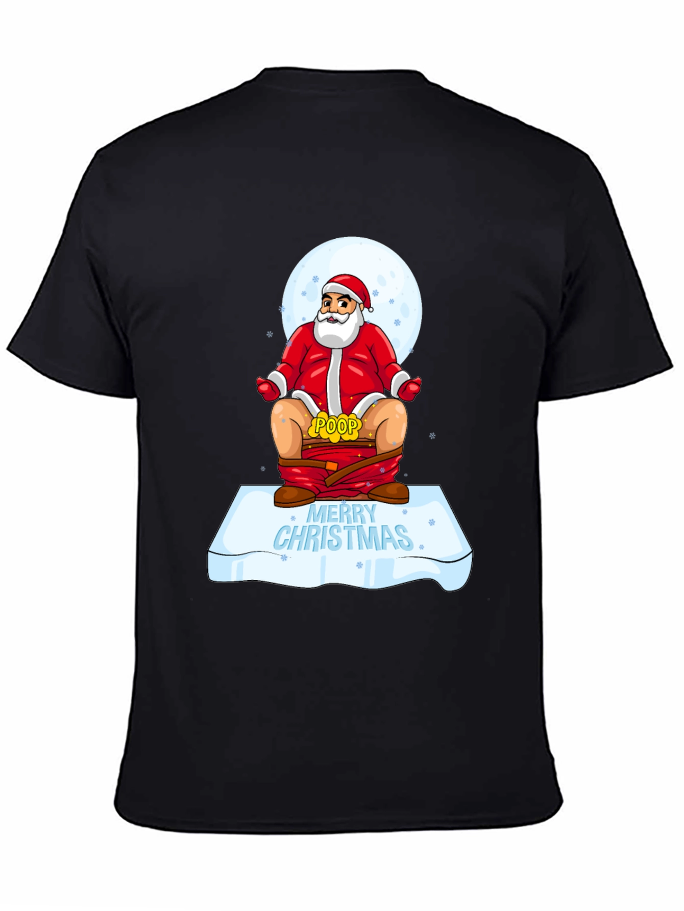 Funny Santa Poop Merry Christmas T-Shirt