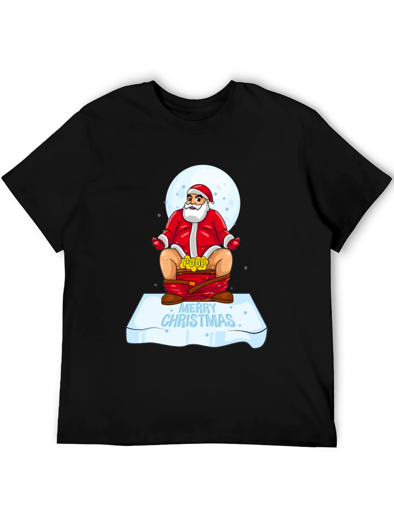 Funny Santa Poop Merry Christmas T-Shirt