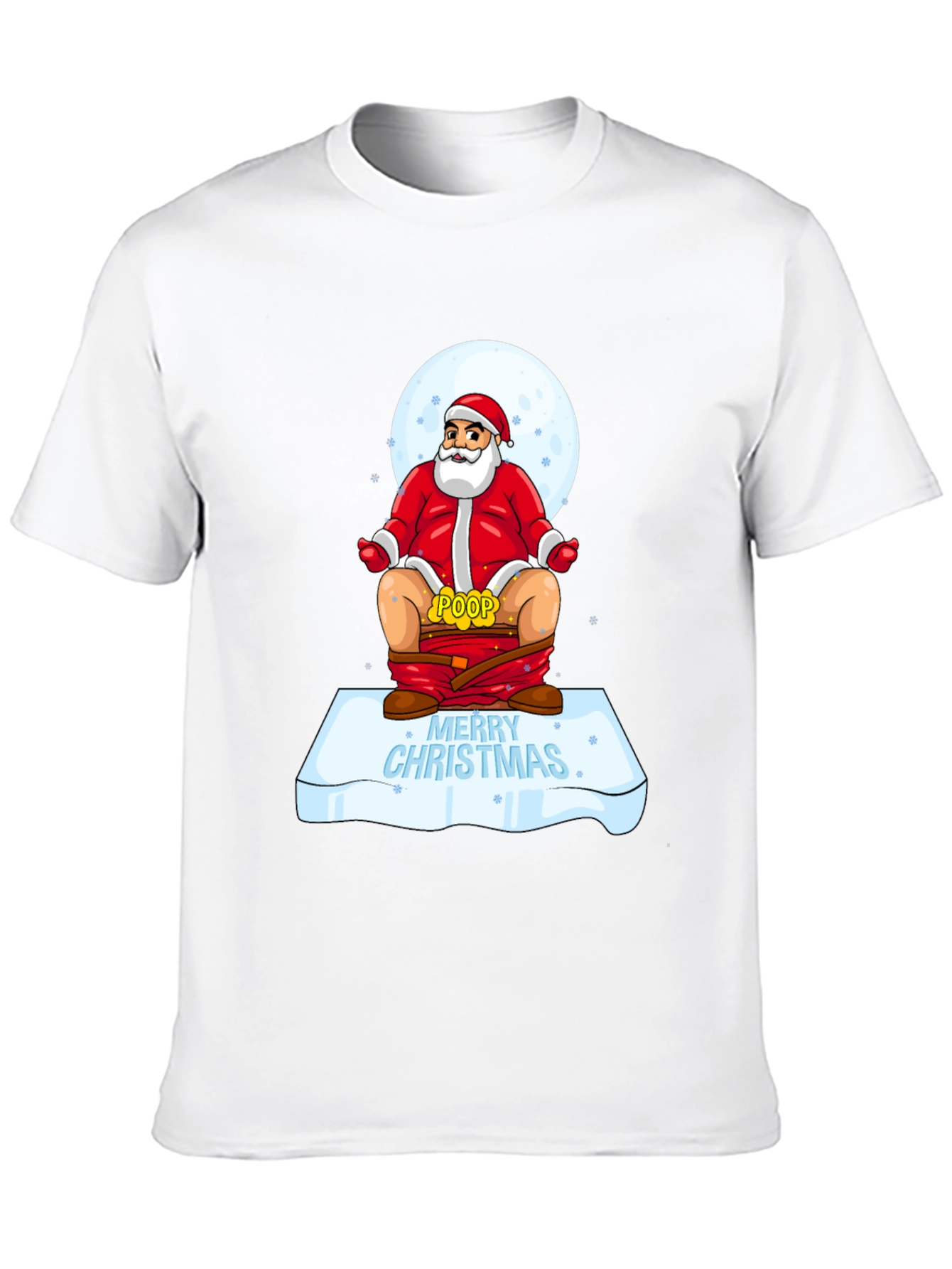 Funny Santa Poop Merry Christmas T-Shirt