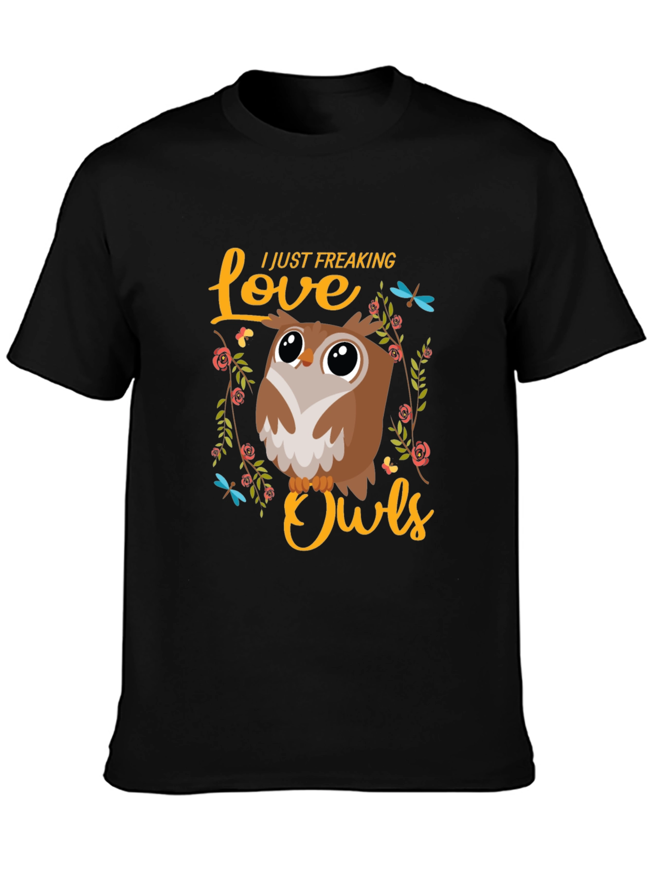 I Love Owls T-Shirt - Cute Graphic Tee