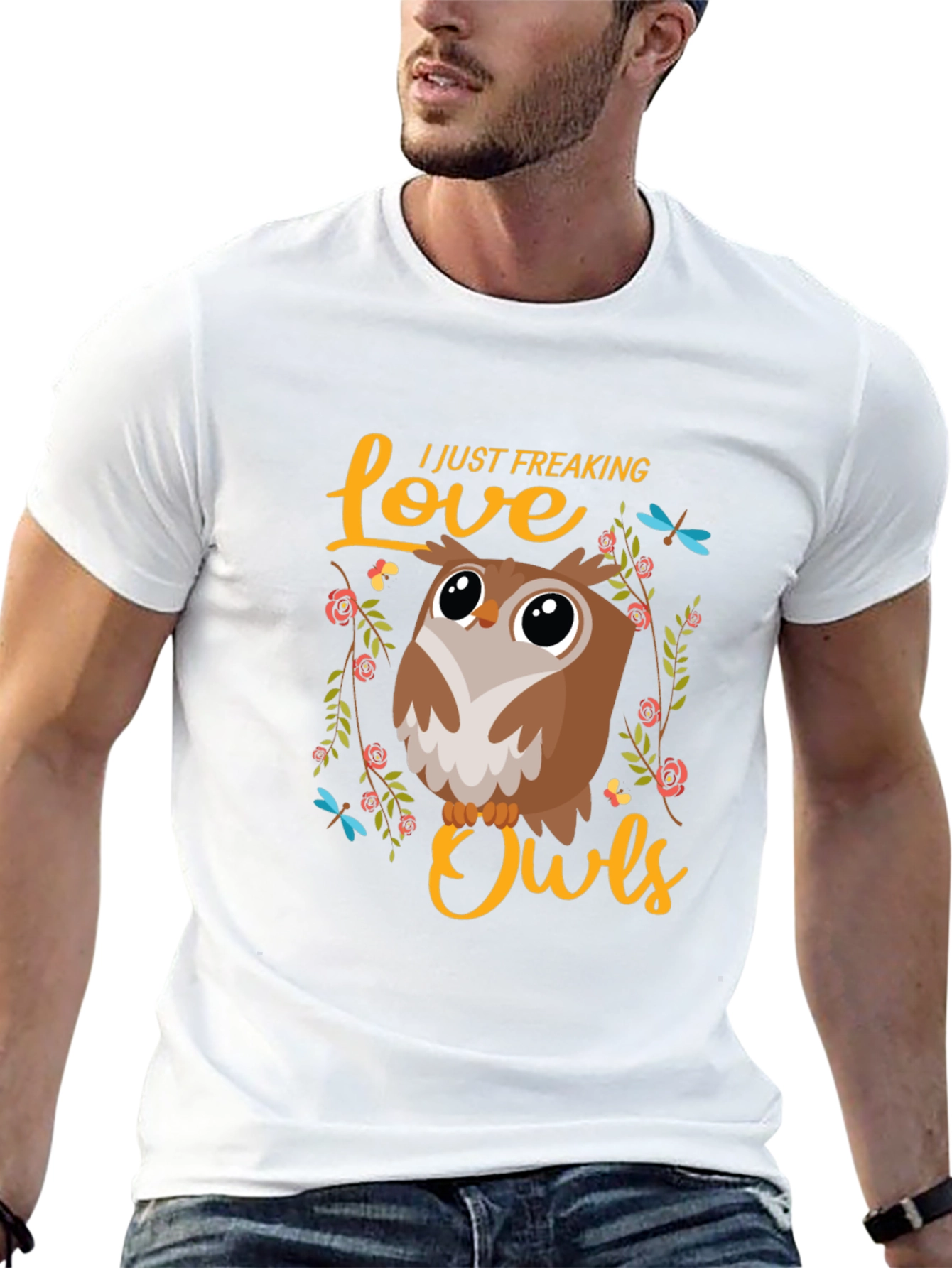 I Love Owls T-Shirt - Cute Graphic Tee