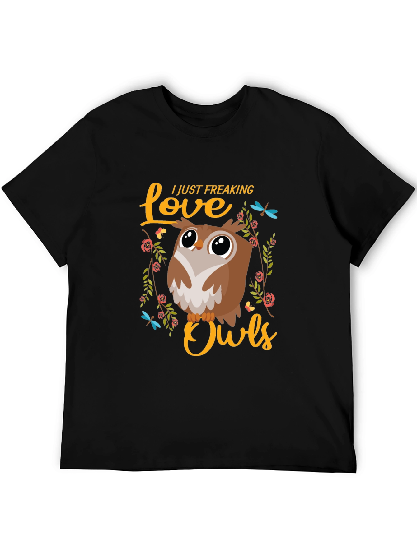 I Love Owls T-Shirt - Cute Graphic Tee