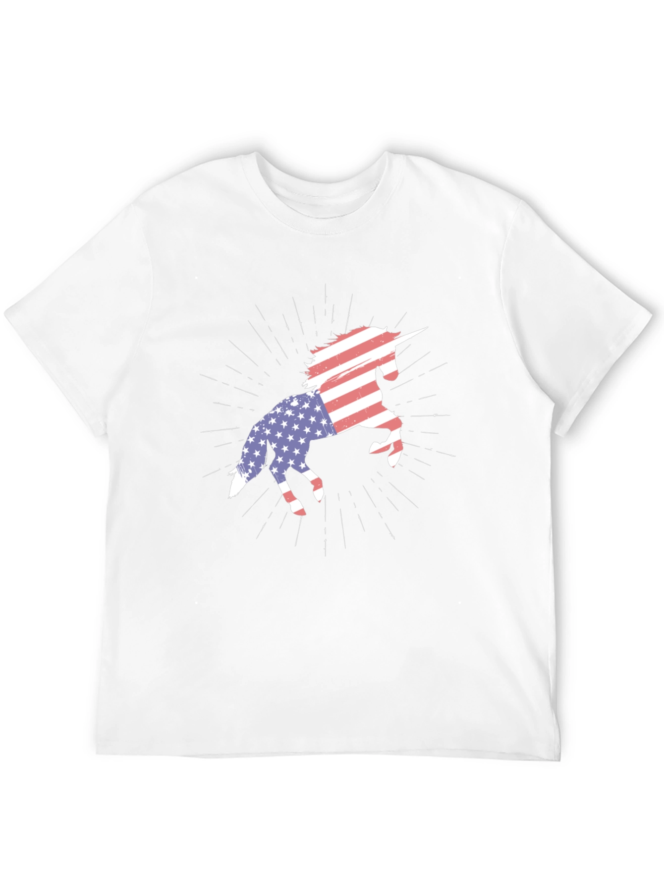 American Flag Unicorn T-Shirt