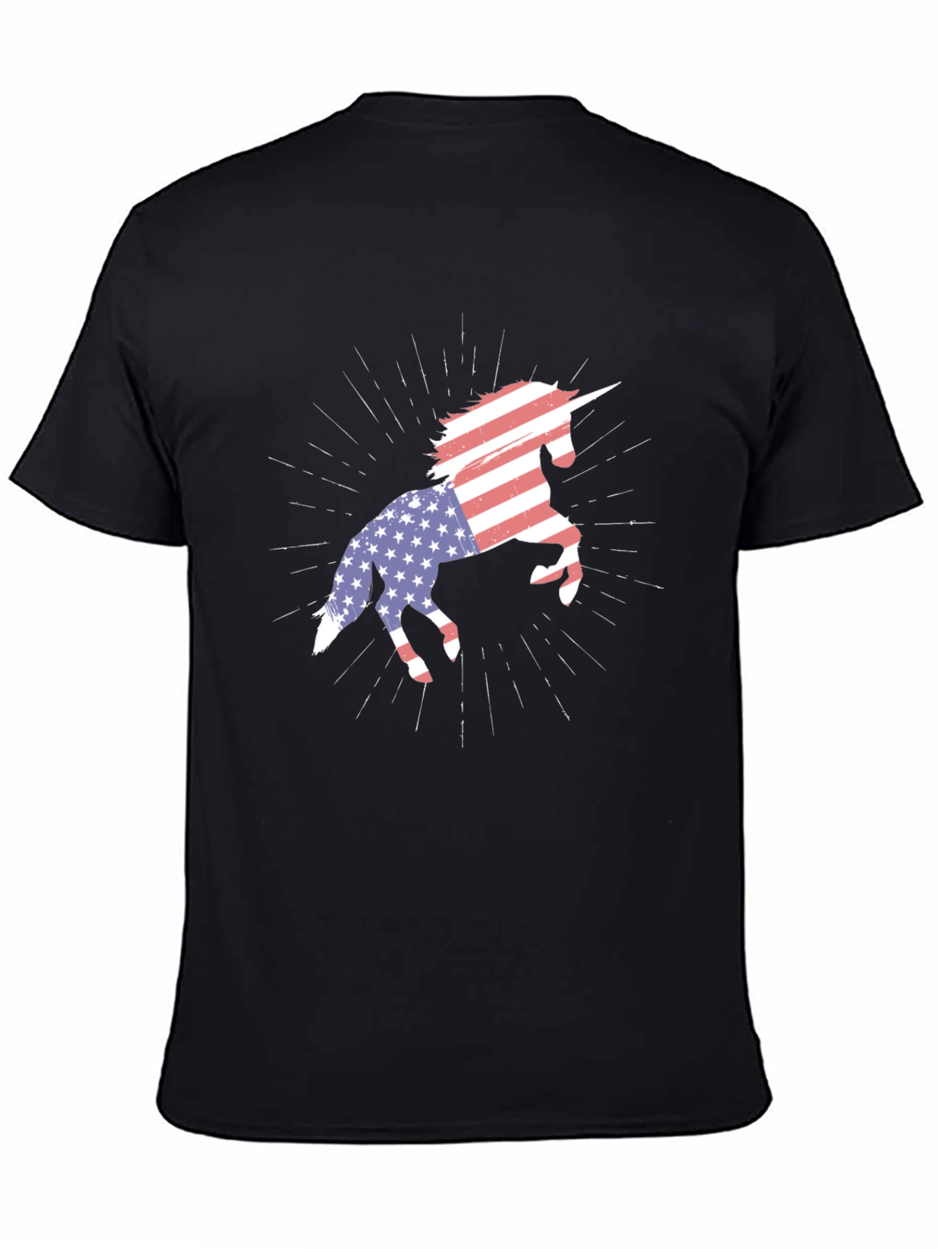 American Flag Unicorn T-Shirt