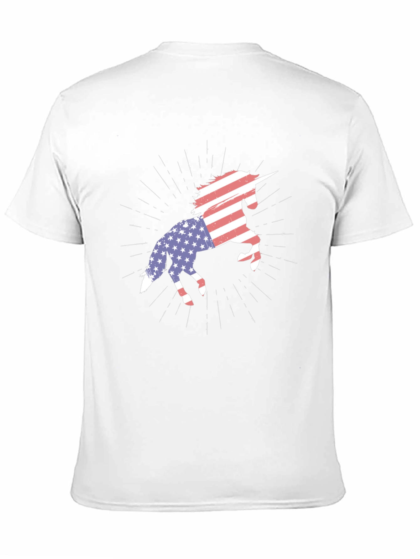 American Flag Unicorn T-Shirt