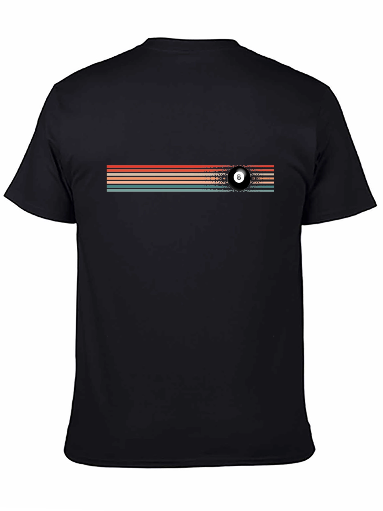 Retro Eight Ball Graphic Tee - Soft Cotton Blend