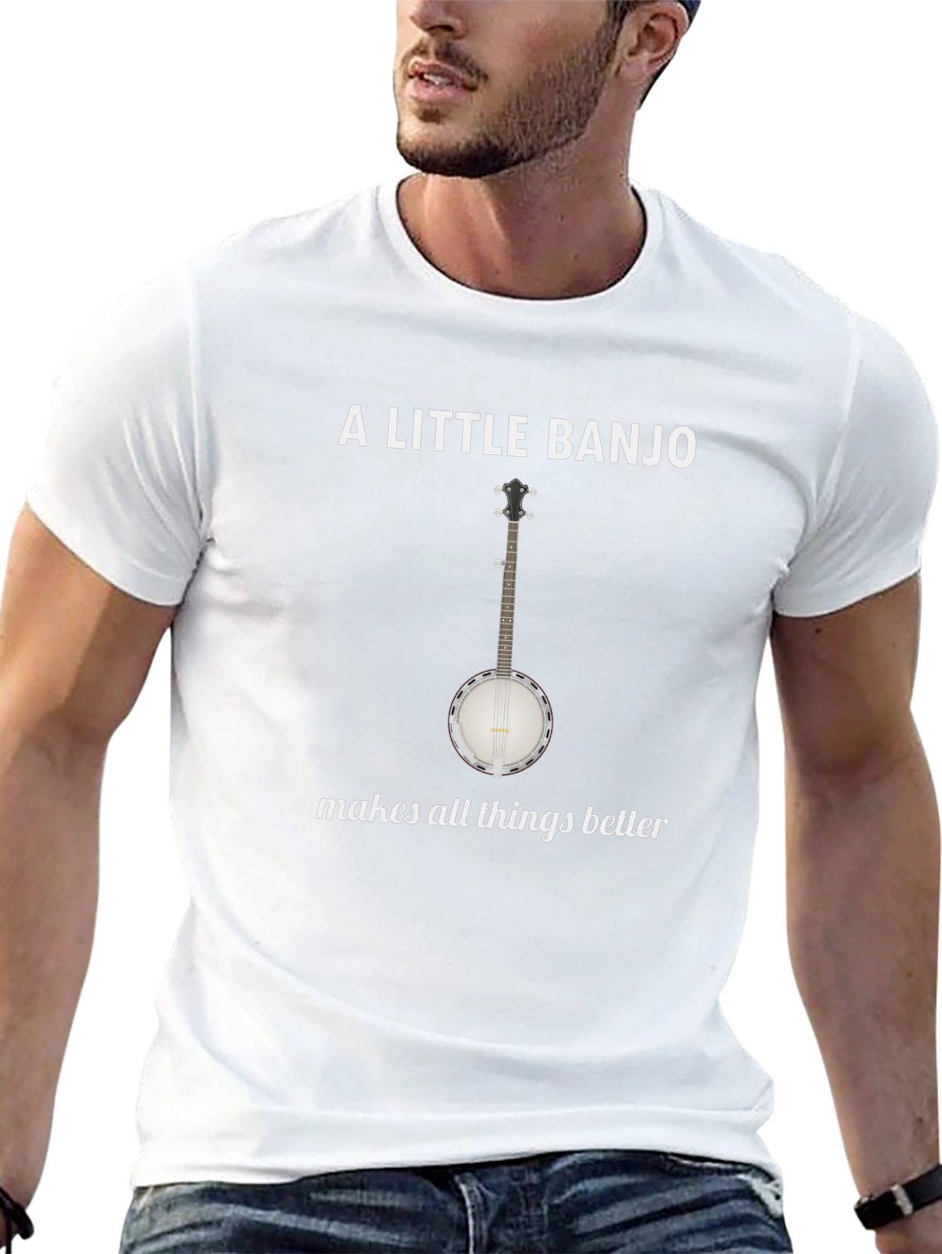 A Little Banjo Makes Things Better Graphic Tee