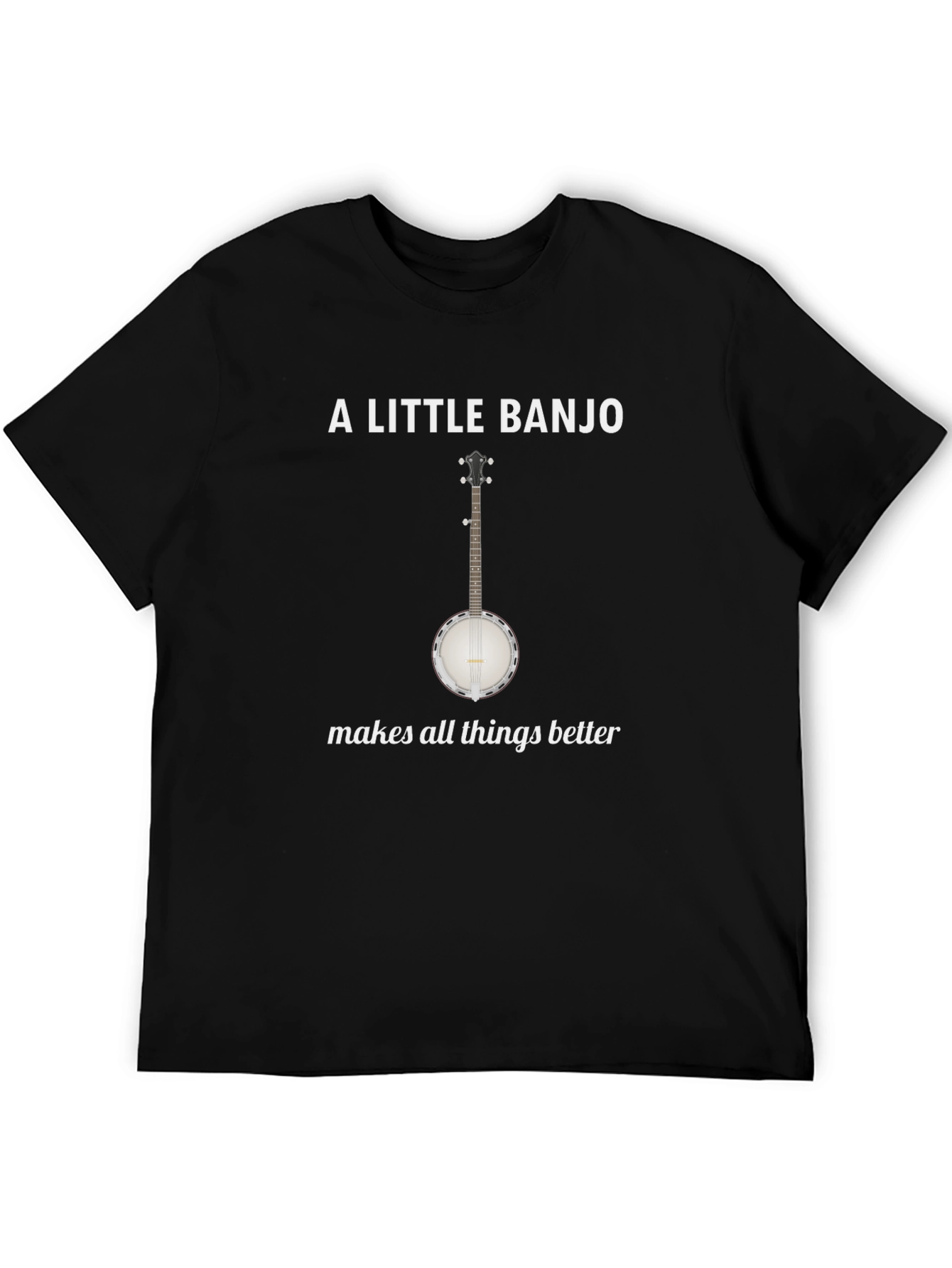 A Little Banjo Makes Things Better Graphic Tee