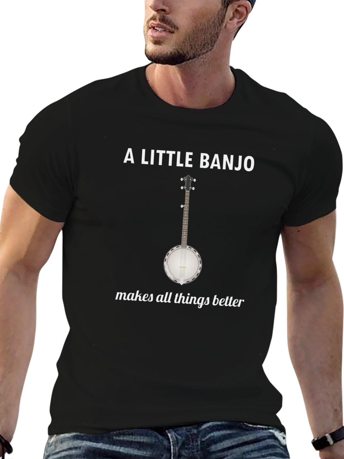 A Little Banjo Makes Things Better Graphic Tee