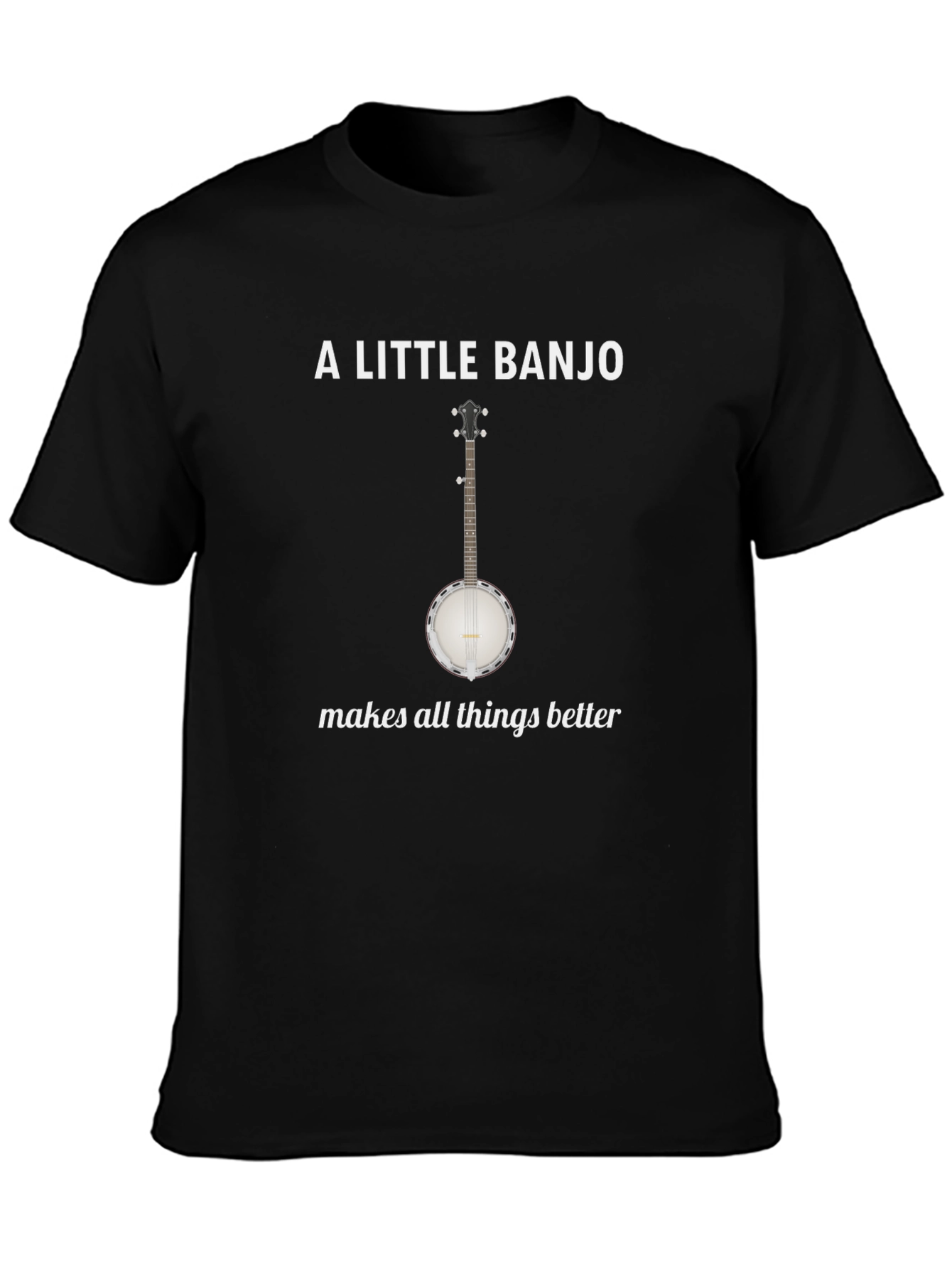 A Little Banjo Makes Things Better Graphic Tee