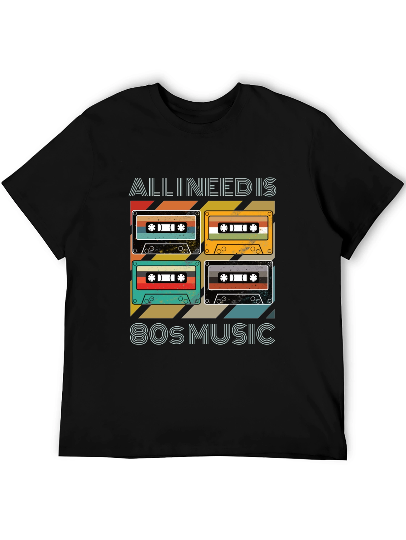 80s Music Cassette T-Shirt - Retro Style