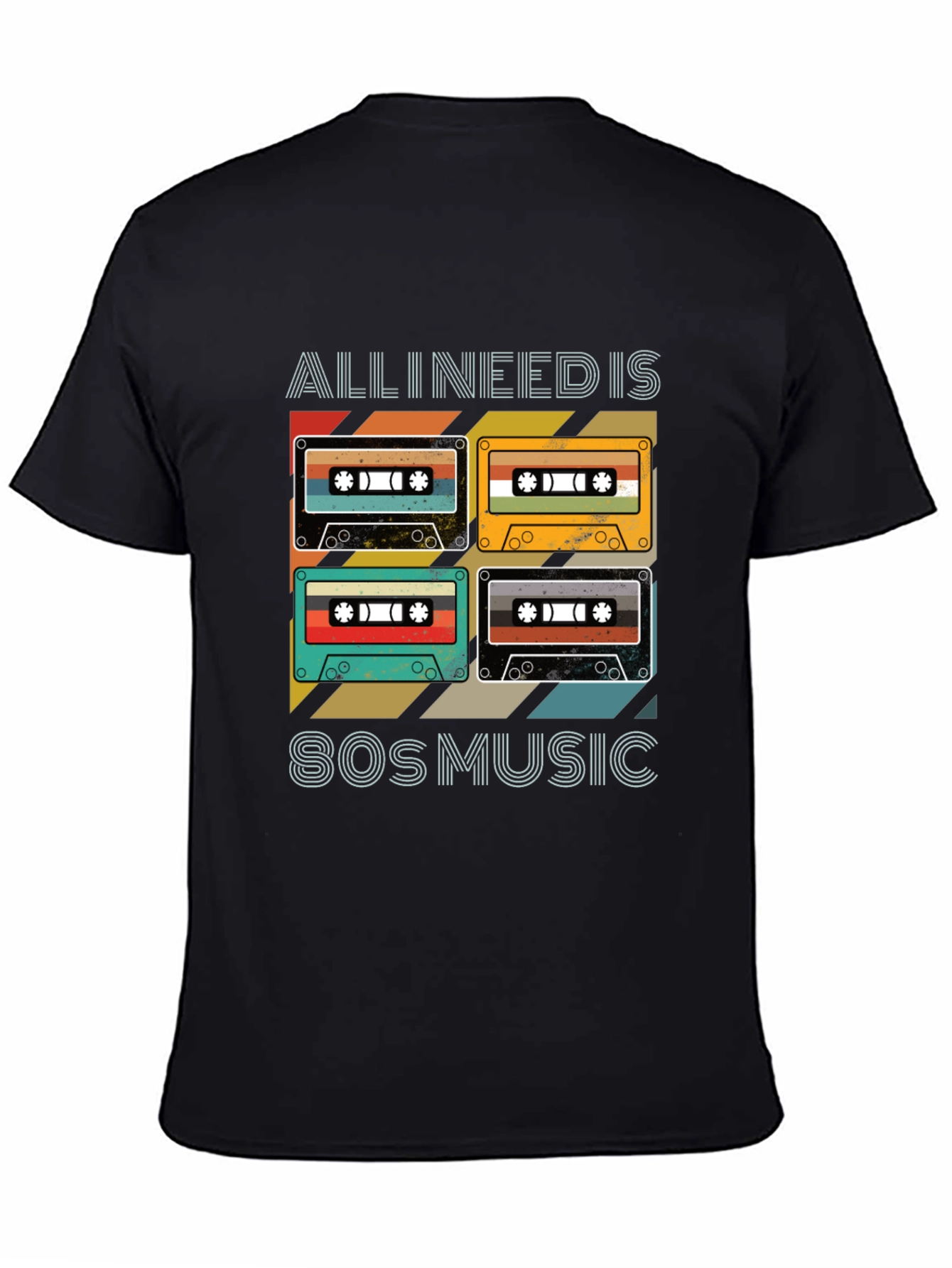 80s Music Cassette T-Shirt - Retro Style