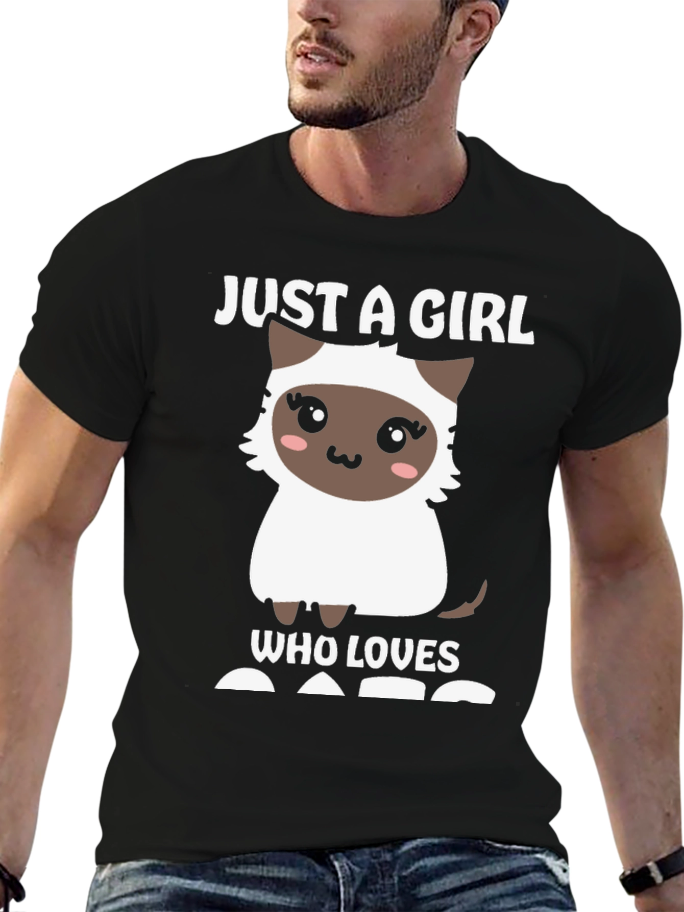 Girl Who Loves Cats T-Shirt