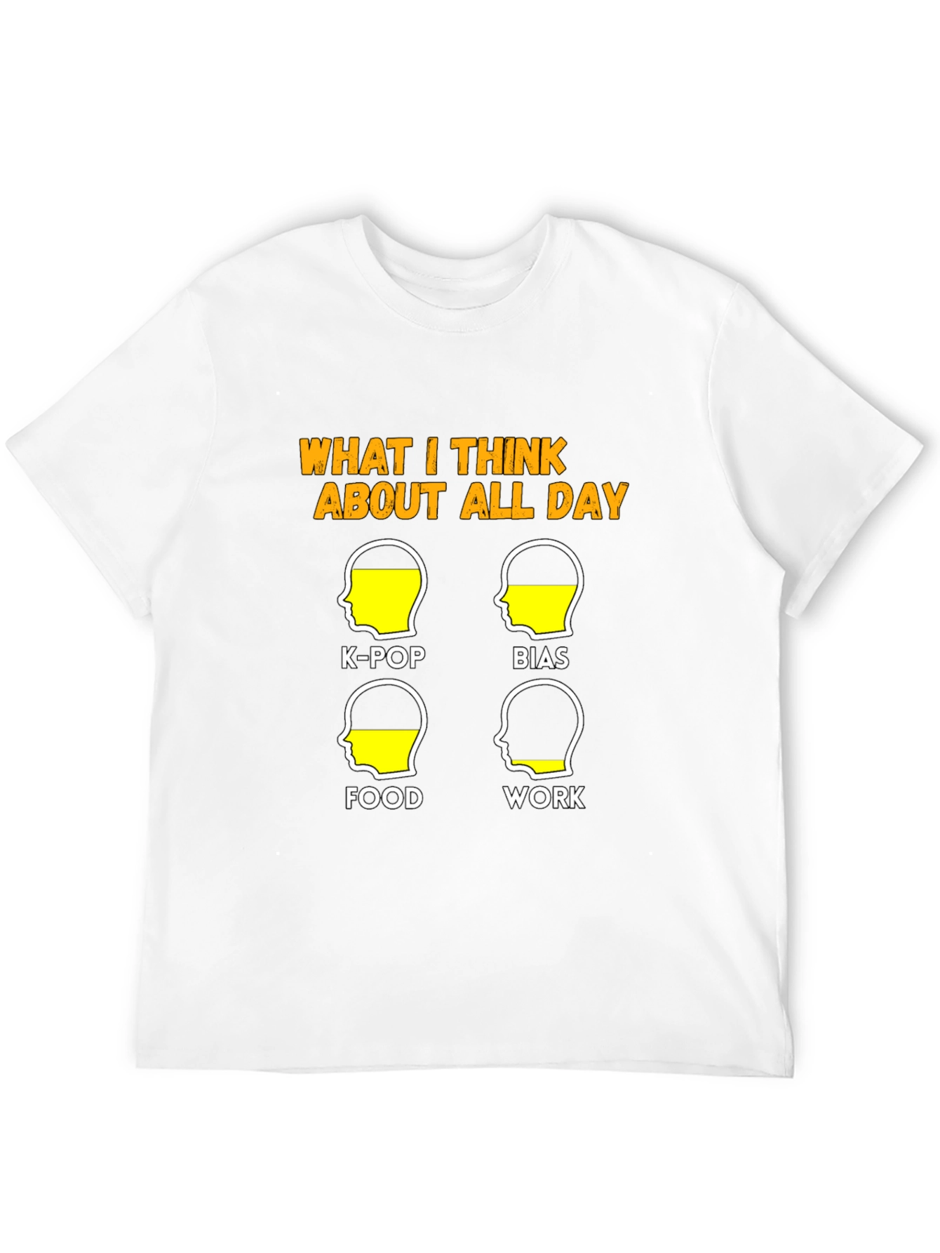 K-Pop Bias Food Work T-Shirt