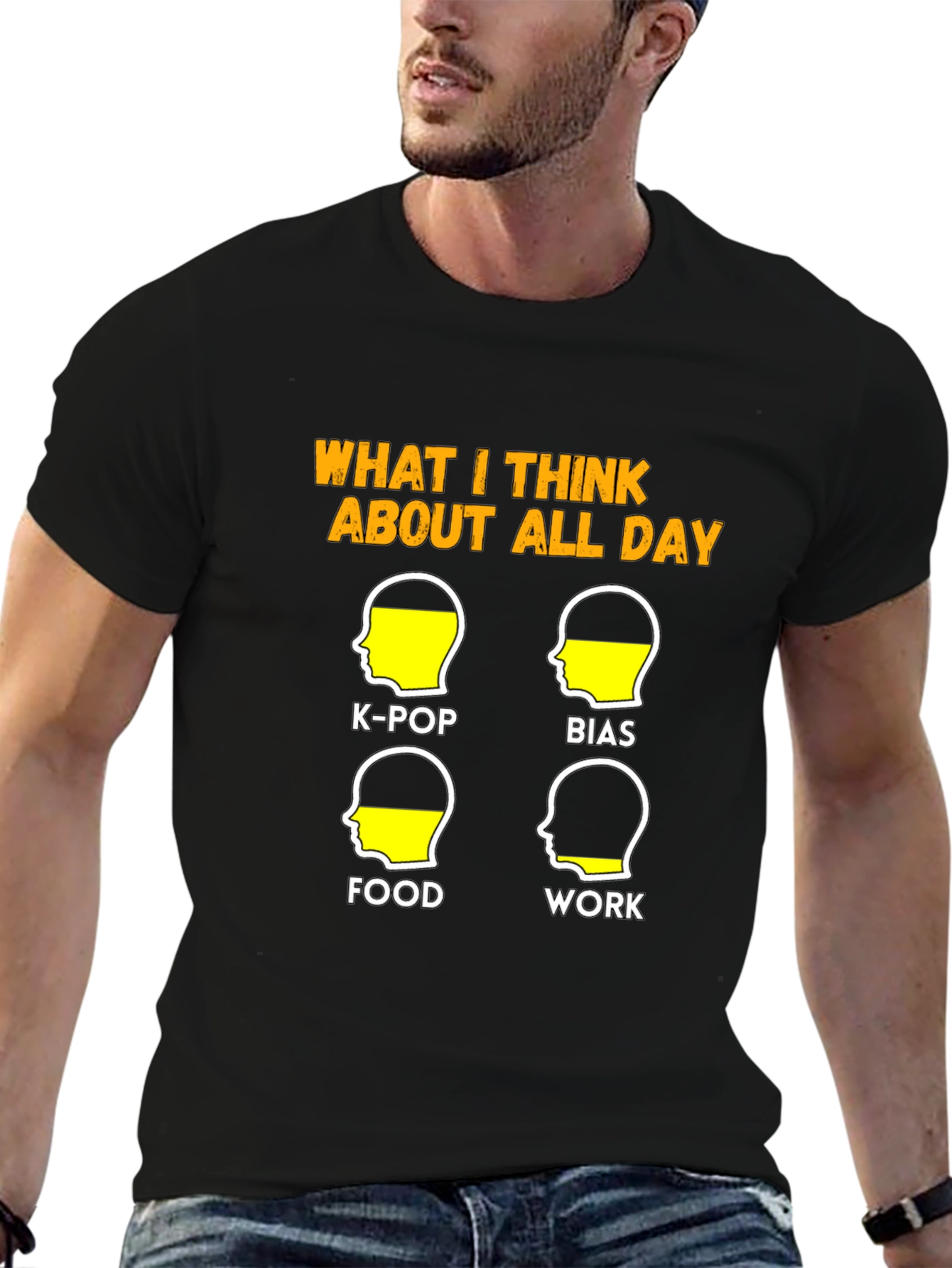 K-Pop Bias Food Work T-Shirt