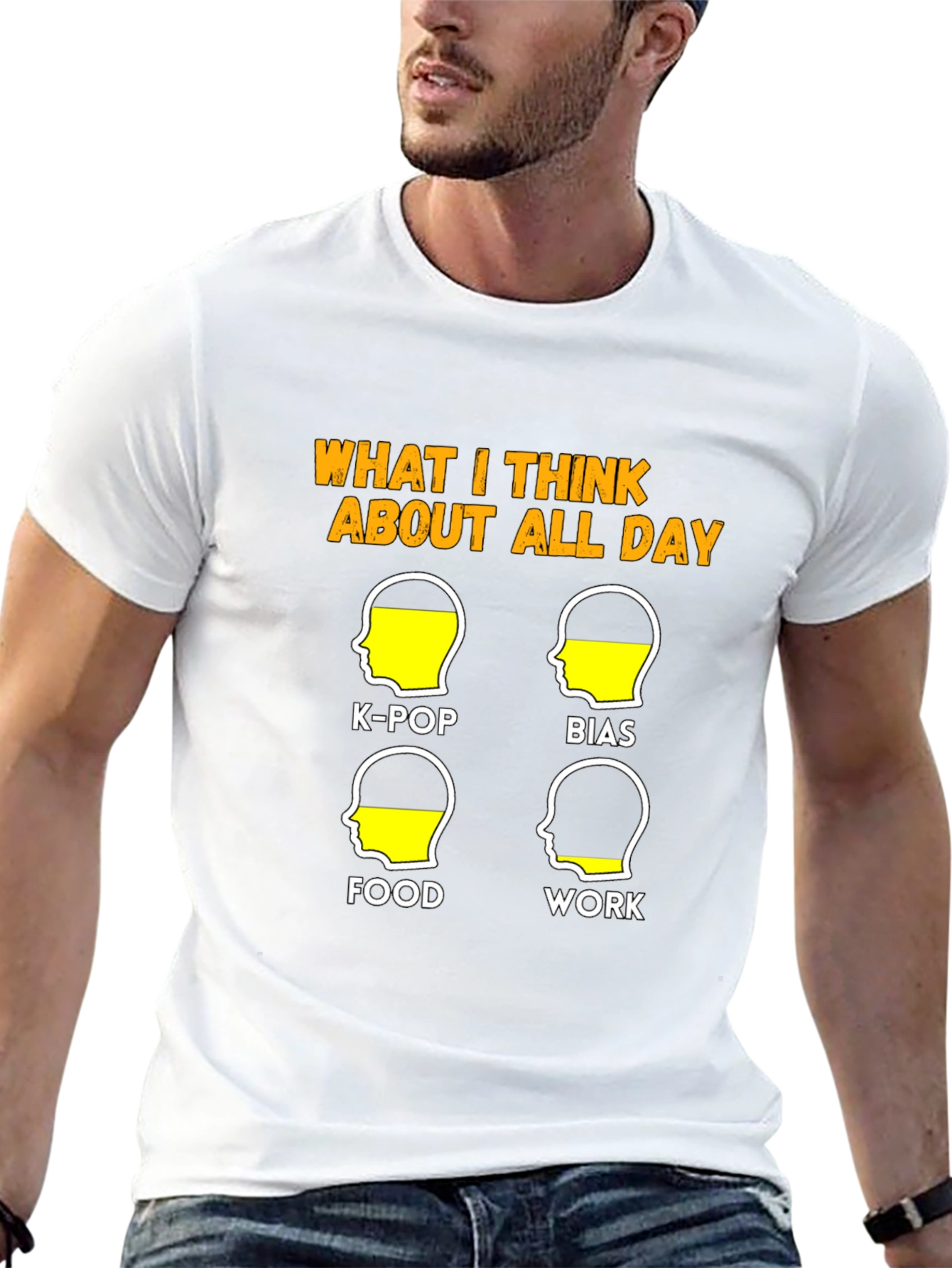 K-Pop Bias Food Work T-Shirt