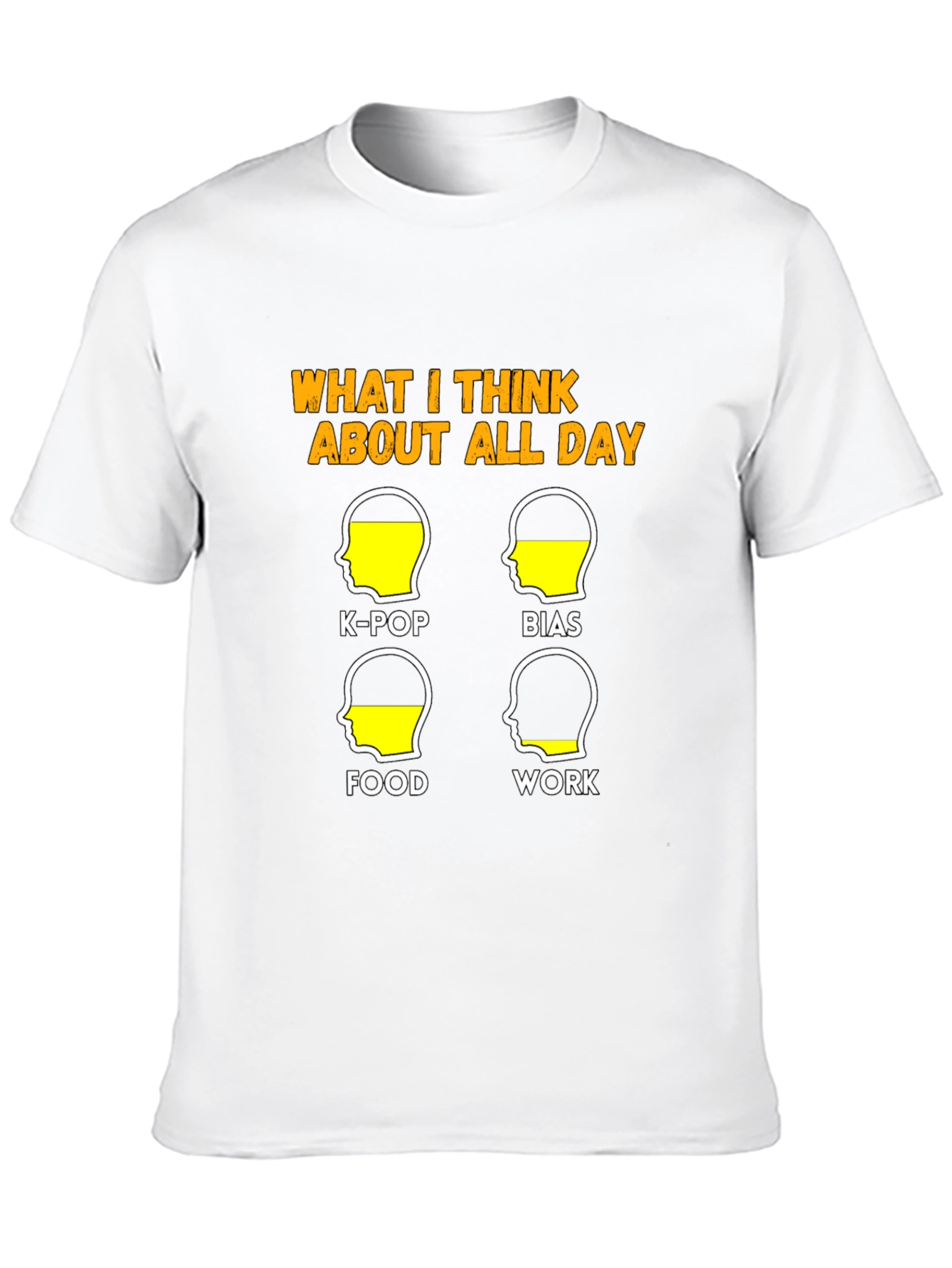 K-Pop Bias Food Work T-Shirt
