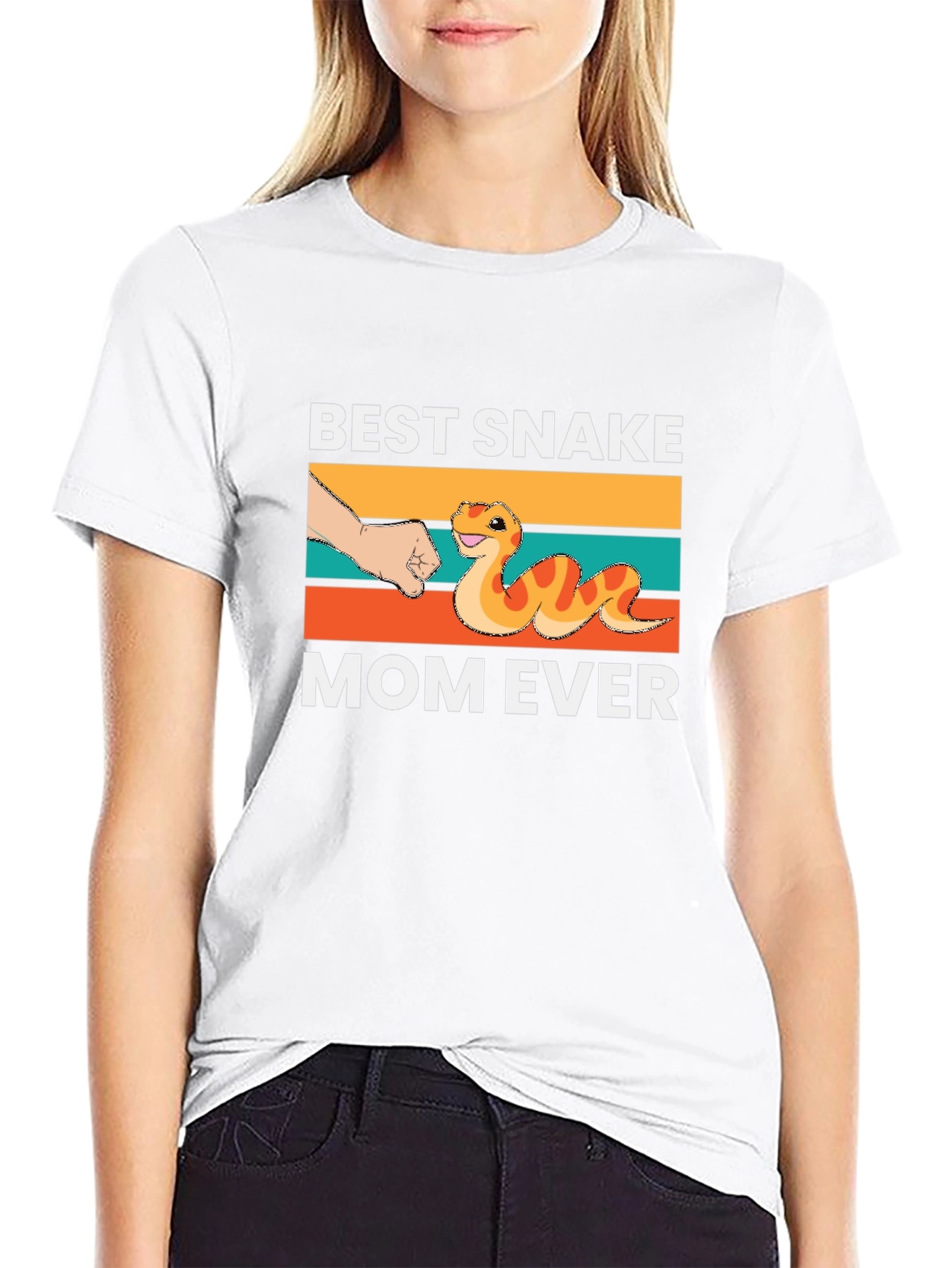 Best Snake Mom Ever Graphic T-Shirt