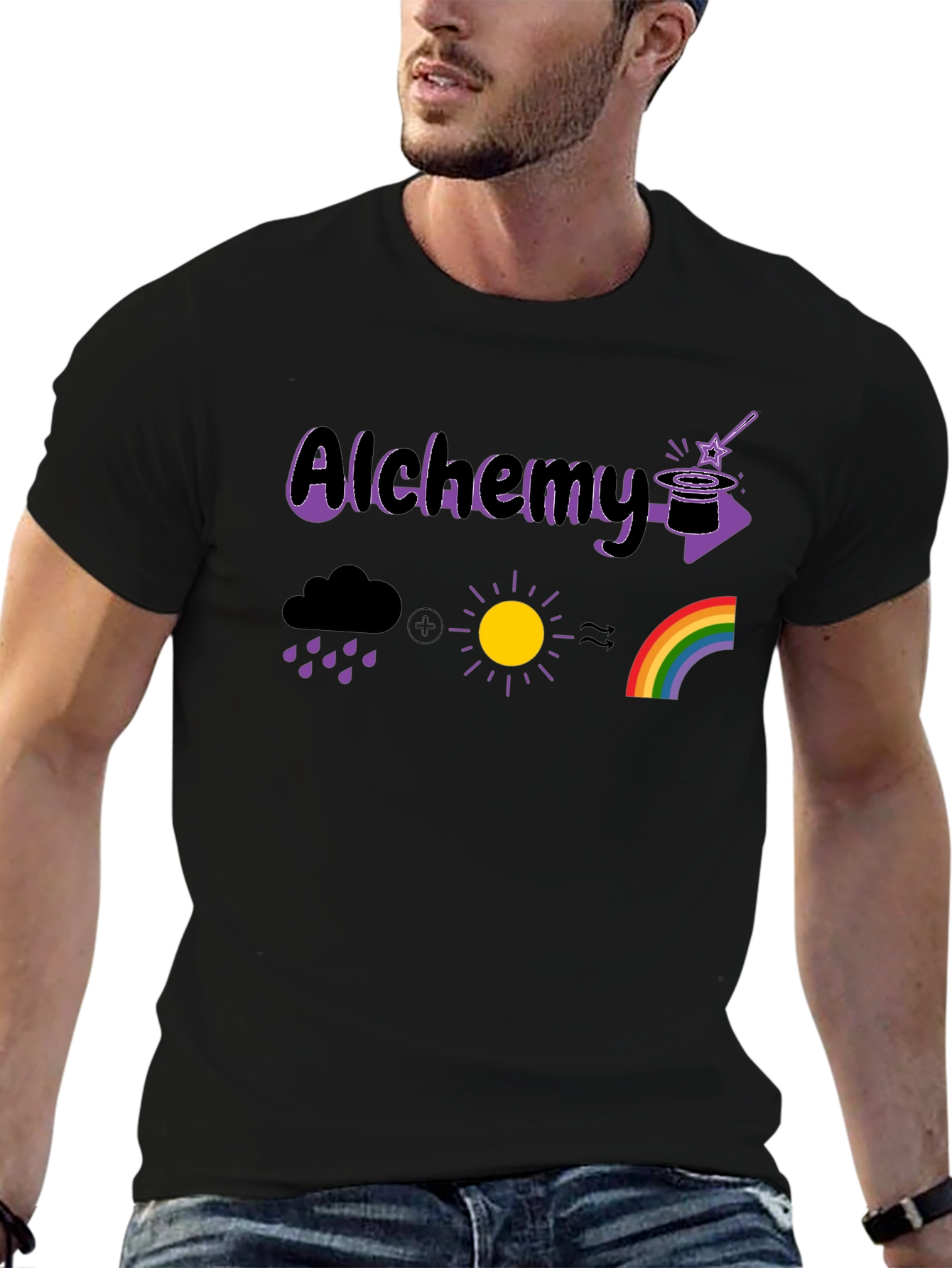 Alchemy Graphic T-Shirt - Weather Elements Design