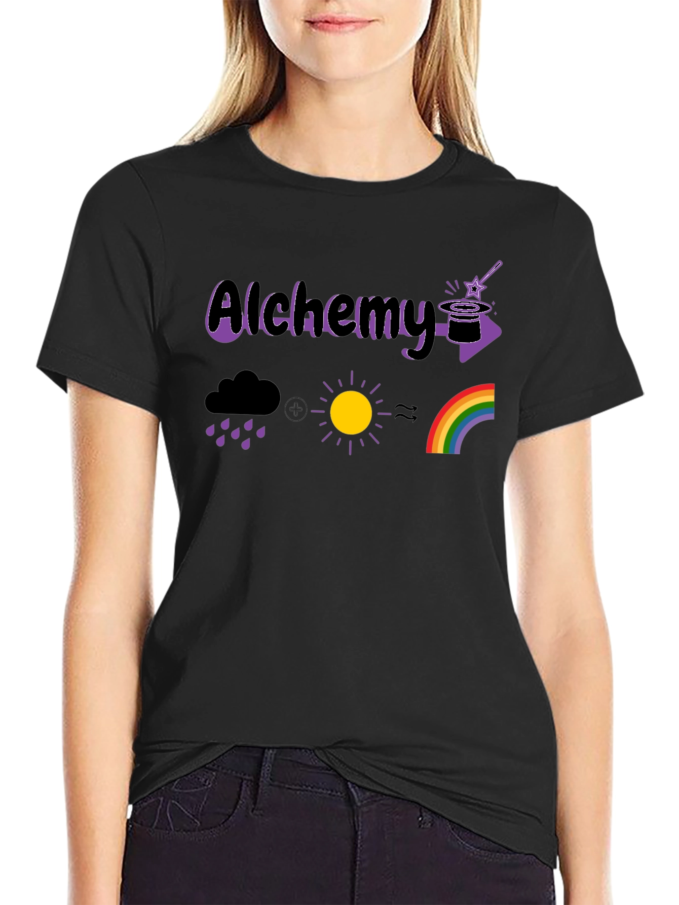 Alchemy Graphic T-Shirt - Weather Elements Design