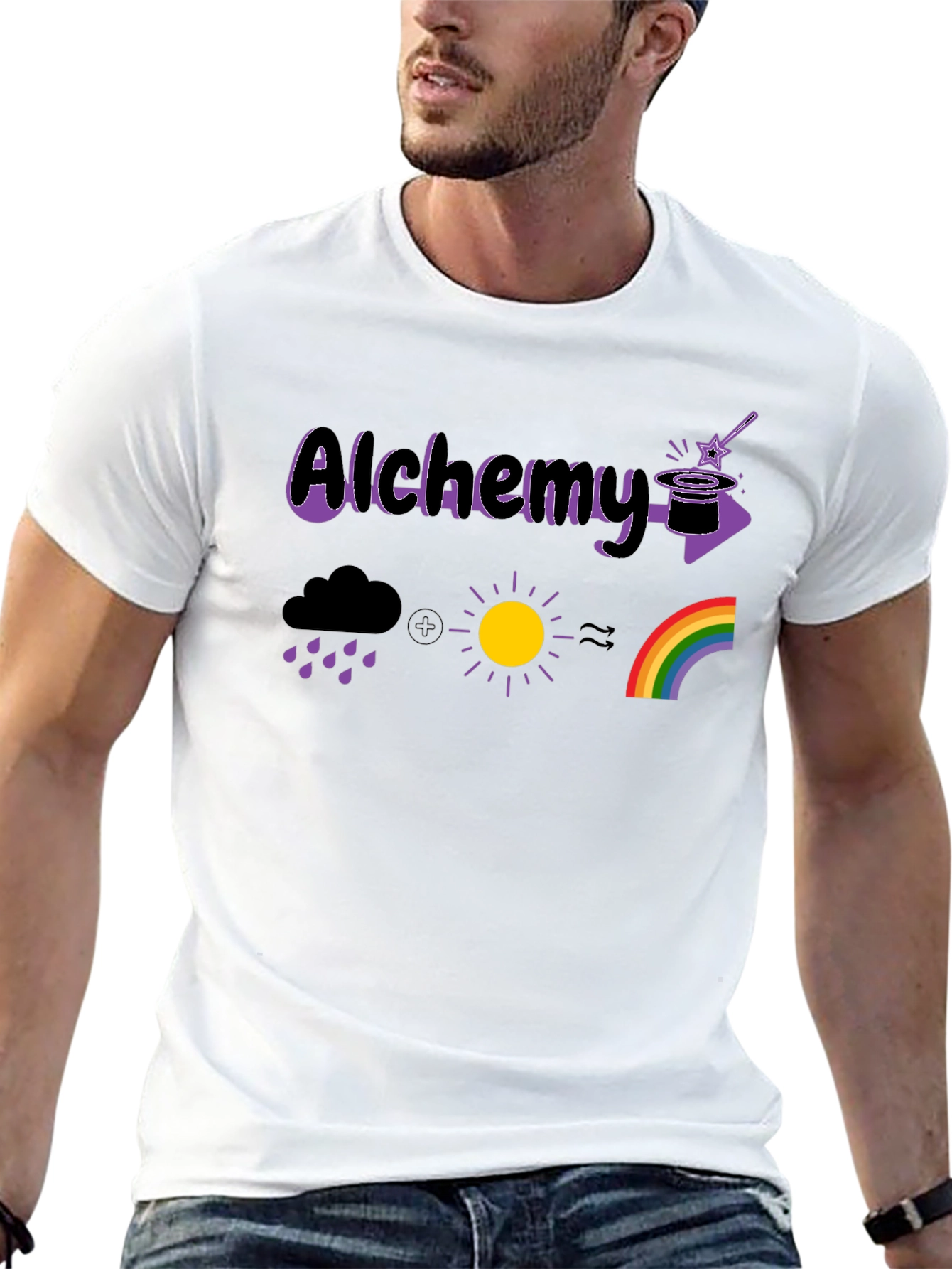 Alchemy Graphic T-Shirt - Weather Elements Design