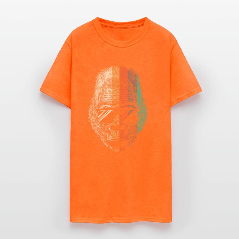 Zoo Animal Wearing Glasses Retro Gorilla Face