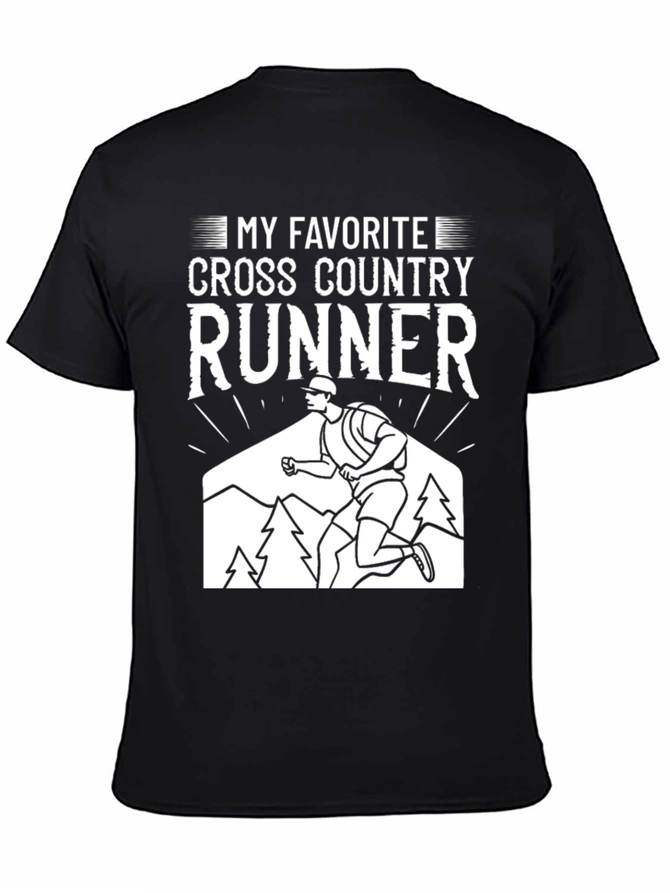 Cross Country Runner Graphic T-Shirt