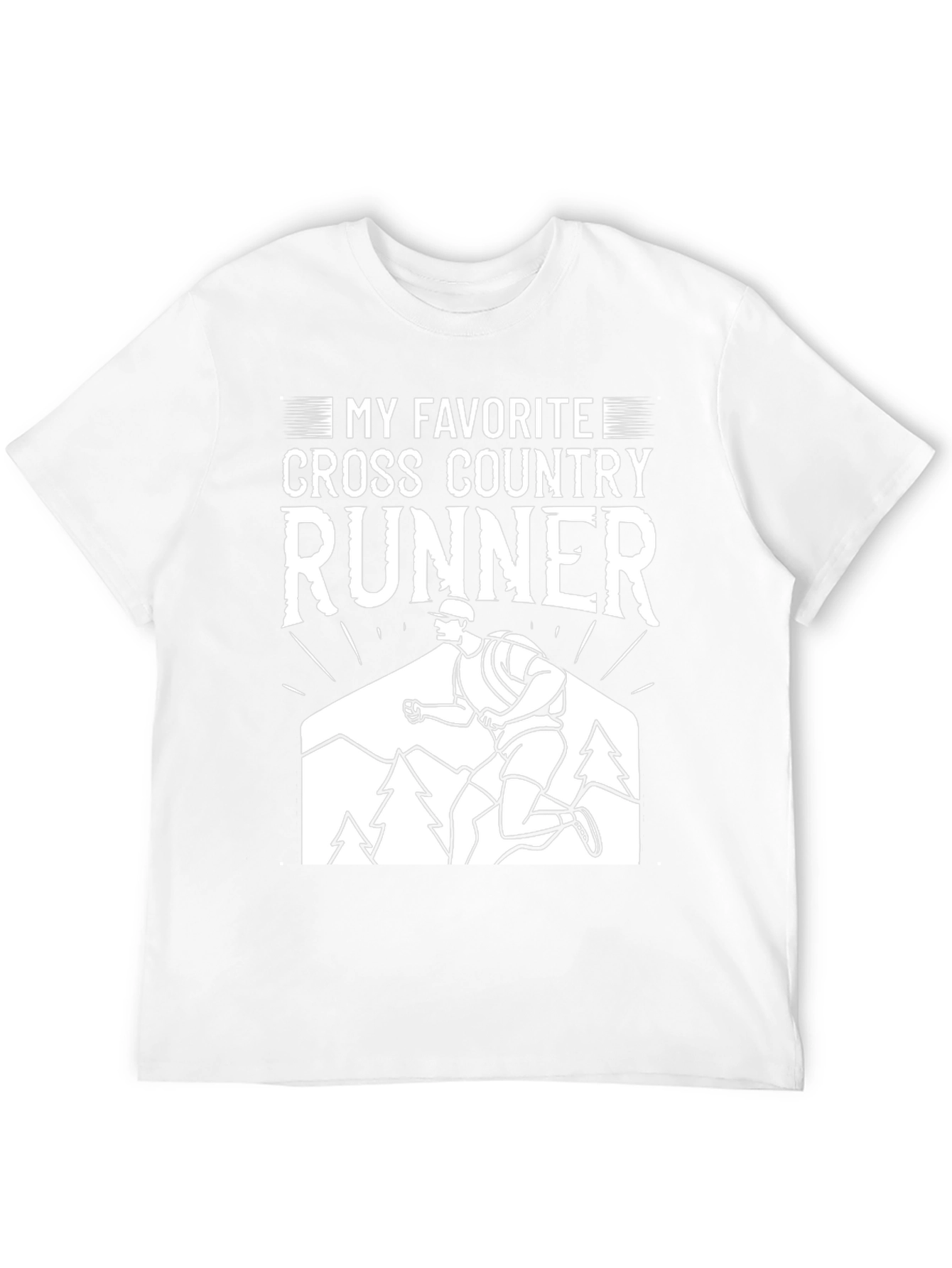 Cross Country Runner Graphic T-Shirt